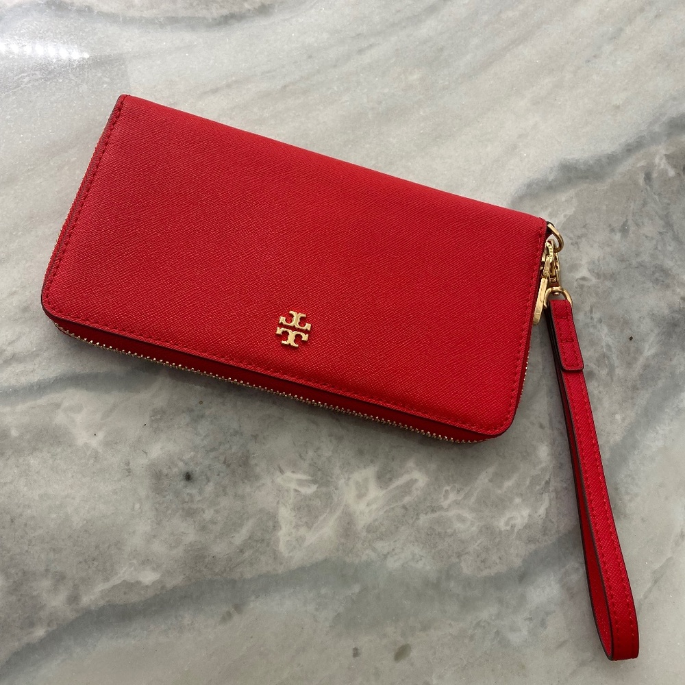 Tory Burch Red Wallet